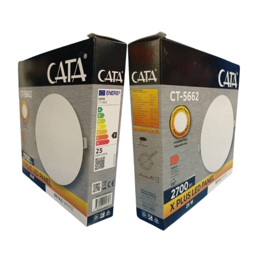 Cata Ct-5662 25W Xplus Panel Led Armatür / Beyaz Cata Ct-5662 25W Xplus Panel Led Armatür / Beyaz
