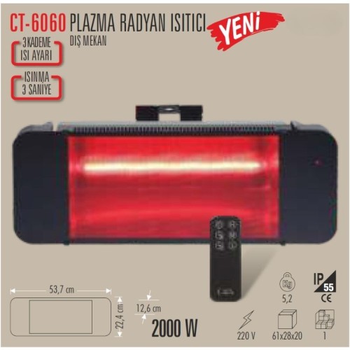 Cata Ct-6060 Plazma Isıtıcı