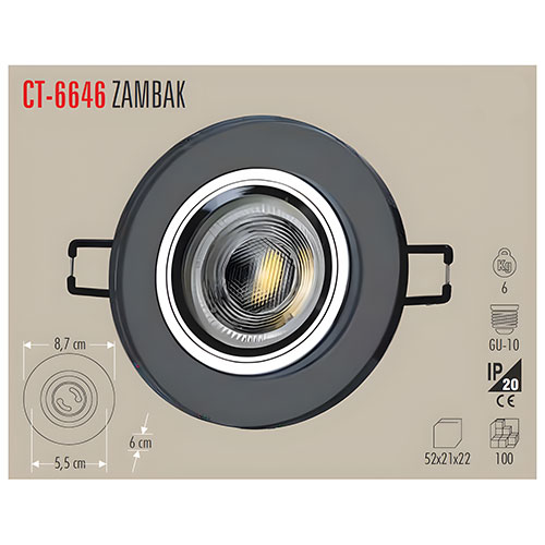 Cata Ct-6646 Zambak Dekoratif Cam Spot