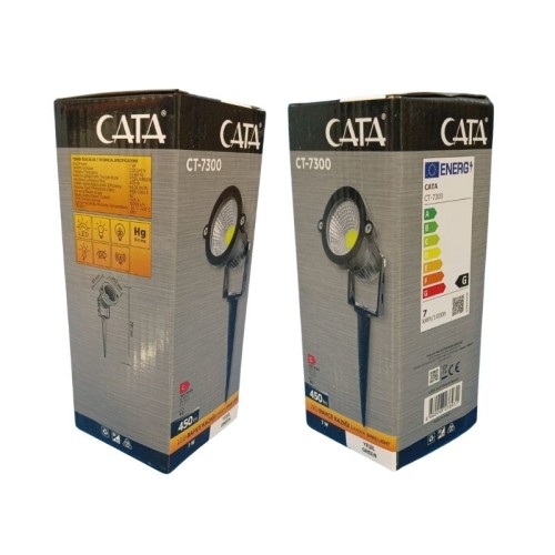 Cata Ct-7300 Rozanslı Kazıklı Bahçe Armatürü 7W / Yeşil Cata Ct-7300 Rozanslı Kazıklı Bahçe Armatürü 7W / Yeşil