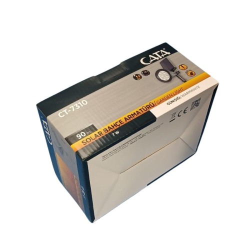 Cata Ct-7310 Solar Bahçe Armatürü 7W / Günışığı