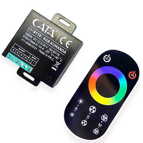CATA - Cata CT-9116 Profesyonel RGB Kumanda 24 Amper Slim CATA - Cata CT-9116 Profesyonel RGB Kumanda 24 Amper Slim