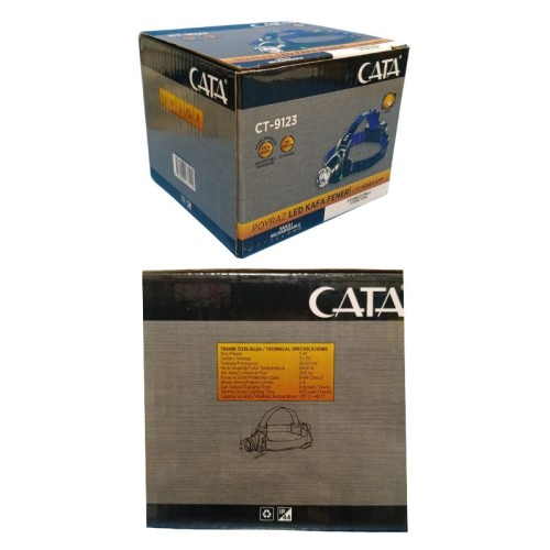 Cata CT-9123 Poyraz Kafa Lambası Şarjlı Lamba Cata CT-9123 Poyraz Kafa Lambası Şarjlı Lamba