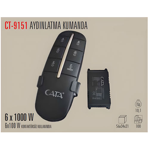 Cata Ct-9151 6 Lı Aydınlatma Kumandası