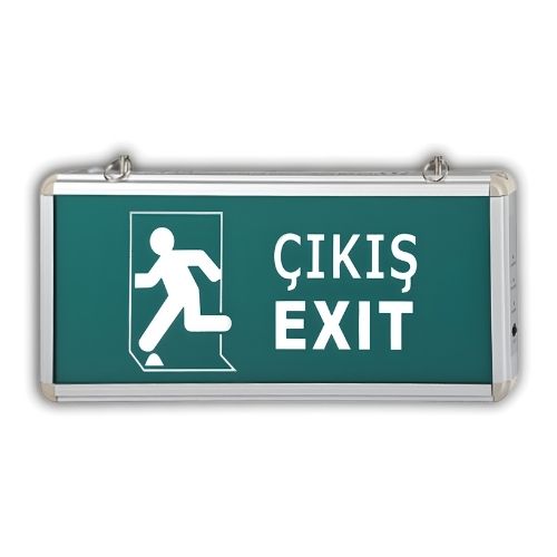 CATA - Cata Ct-9166 Exit Şarjlı Ledli Acil Çıkış Armatürü Yazılı (Sağ-Sol) Yan Ok CATA - Cata Ct-9166 Exit Şarjlı Ledli Acil Çıkış Armatürü Yazılı (Sağ-Sol) Yan Ok