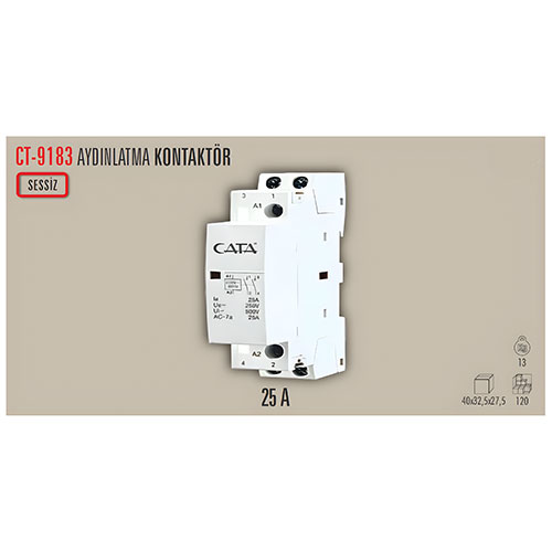 Cata Ct-9183 Modüler Aydınlatma Konnektörü 25A Cata Ct-9183 Modüler Aydınlatma Konnektörü 25A