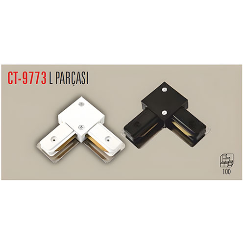 Cata Ct-9773 Monofaze Spot Rayı L Dönüş / Beyaz