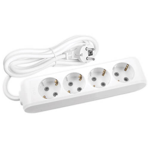 VIKO - Viko Multilet Dörtlü Topraklı Çocuk Korumalı Grup Priz 2 Mt Uzatma Kablosu VIKO - Viko Multilet Dörtlü Topraklı Çocuk Korumalı Grup Priz 2 Mt Uzatma Kablosu