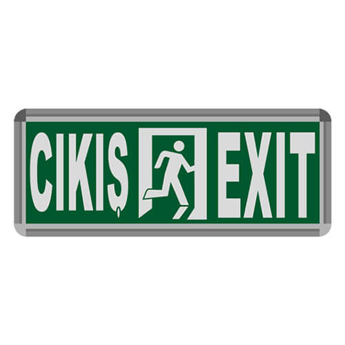 HELIOS - Helios HS 4602 3W Led Exit-Çıkış Armatürü HELIOS - Helios HS 4602 3W Led Exit-Çıkış Armatürü