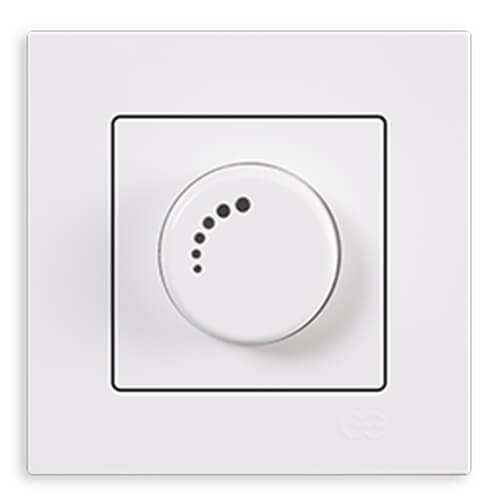 GÜNSAN - Günsan Eqona Fildişi Dimmer (1000W) - Çerçevesiz