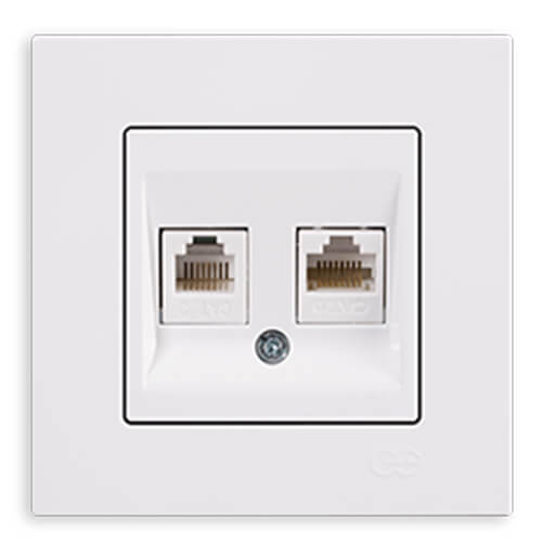 GÜNSAN - Günsan Eqona Fildişi İkili Nümeris - Çerçevesiz