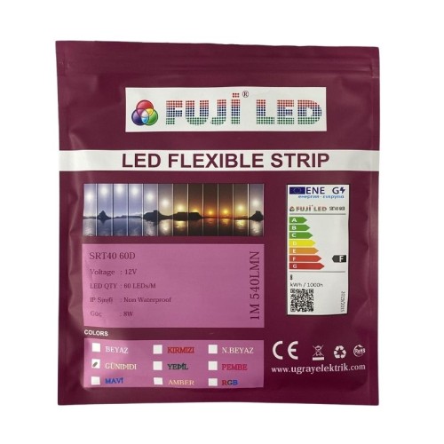 Fujiled 120 Led İç Mekan Şerit Led Günışığı Fujiled 120 Led İç Mekan Şerit Led Günışığı