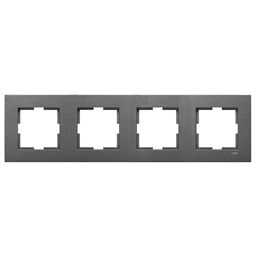 VIKO - Viko Novella Dörtlü Çerçeve Füme VIKO - Viko Novella Dörtlü Çerçeve Füme