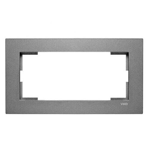 VIKO - Viko Novella İkili Priz Çerçevesi Füme VIKO - Viko Novella İkili Priz Çerçevesi Füme