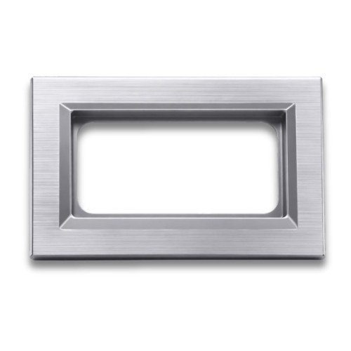 OVIVO - Ovivo Quantum Gümüş İkili Topraklı Priz Çerçevesi