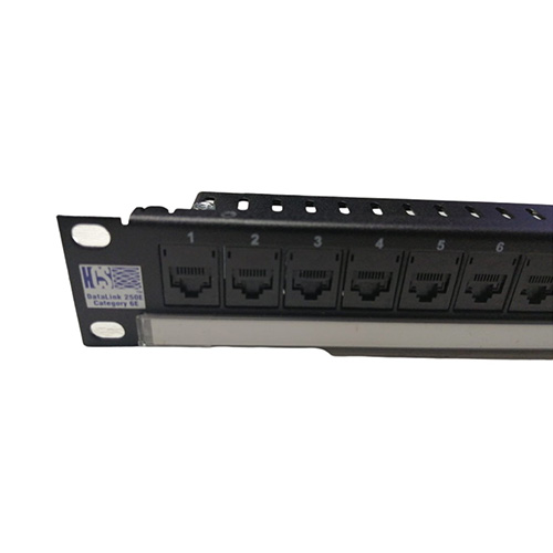 HCS 24 Port UTP Patch Panel - Boş Keystone Jack HCS 24 Port UTP Patch Panel - Boş Keystone Jack