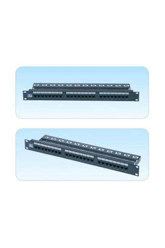 HCS - HCS 24 Port Patch Panel UTP Dolu HCS - HCS 24 Port Patch Panel UTP Dolu