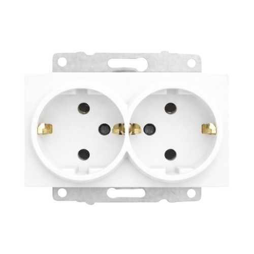 OVIVO - Ovivo Beyaz İkili Topraklı Priz