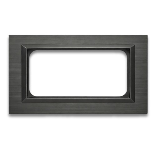 OVIVO - Ovivo Quantum Inox İkili Topraklı Priz Çerçevesi