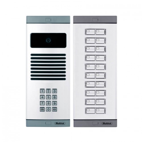 MULTITEK - Multitek Işıklı Tel Tuş Tak Kam.Kapı Paneli