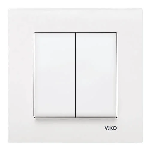 VIKO - Viko Karre Komütatör (İkili Anahtar) - Çerçevesiz VIKO - Viko Karre Komütatör (İkili Anahtar) - Çerçevesiz