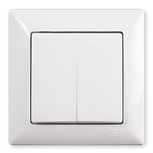 GÜNSAN - Günsan Visage Beyaz Komitatör (İkili Anahtar) Vavien - Çerçevesiz