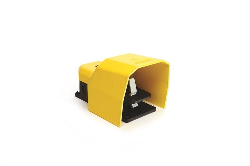 EMAS - Emas 1NO+1NC Tekli Sarı Metal Korumalı Plastik Pedal