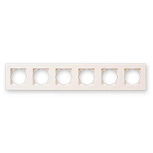 GÜNSAN - Günsan Eqona Krem Altılı Çerçeve