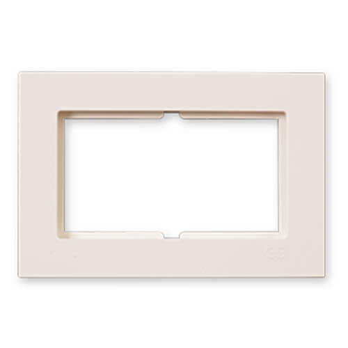 GÜNSAN - Günsan Eqona Krem İkili Priz Çerçevesi