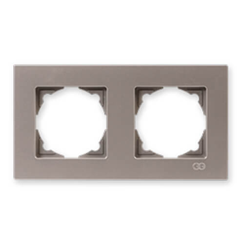 GÜNSAN - Günsan Eqona Metalik Bej İkili Çerçeve