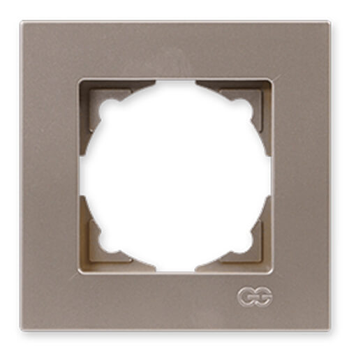 GÜNSAN - Günsan Eqona Metalik Bej Tekli Çerçeve