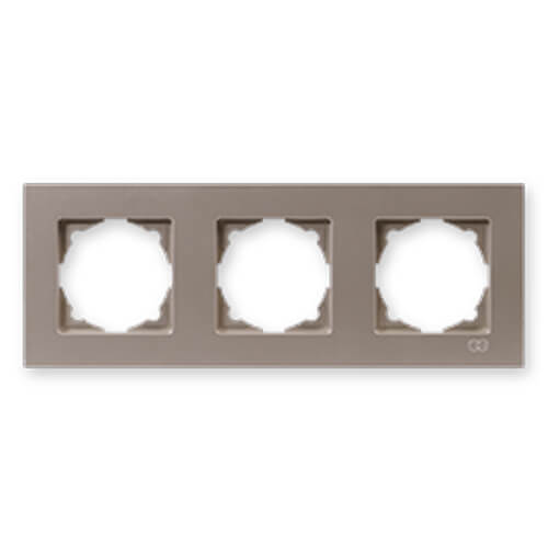 GÜNSAN - Günsan Eqona Metalik Bej Üçlü Çerçeve