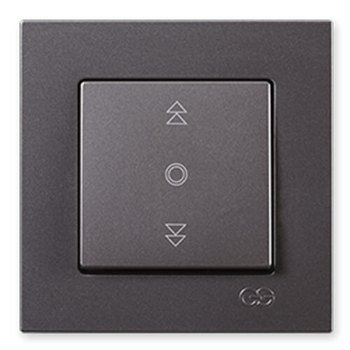 GÜNSAN - Günsan Eqona Metalik Füme Jaluzi Anahtar - Çerçevesiz