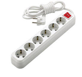 MAKEL - Makel (Mgp 232) Altılı Topraklı Grup Priz Anahtarlı 2 Mt Uzatma Kablosu MAKEL - Makel (Mgp 232) Altılı Topraklı Grup Priz Anahtarlı 2 Mt Uzatma Kablosu