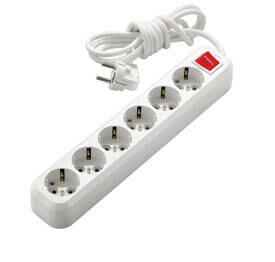 MAKEL - Makel Altılı Anahtarlı Topraklı UPS Grup Priz 2 Mt Uzatma Kablosu MAKEL - Makel Altılı Anahtarlı Topraklı UPS Grup Priz 2 Mt Uzatma Kablosu