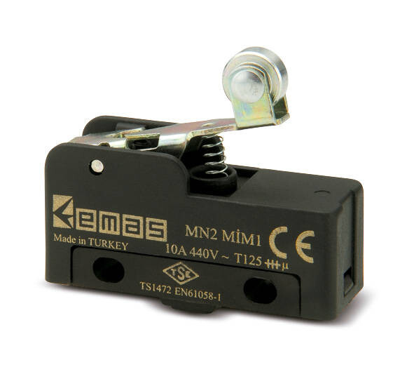 EMAS - Emas Tip 2 Plastik Kısa Kollu Metal Makaralı Mini Switch EMAS - Emas Tip 2 Plastik Kısa Kollu Metal Makaralı Mini Switch