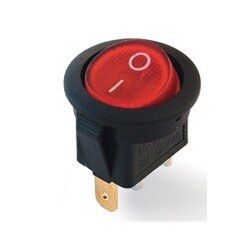 Mini Yuvarlak Işıklı Anahtar