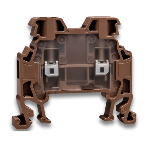 ONKA - Onka MRK 2,5mm² Vida Bağlantılı Ray klemens / Kahverengi