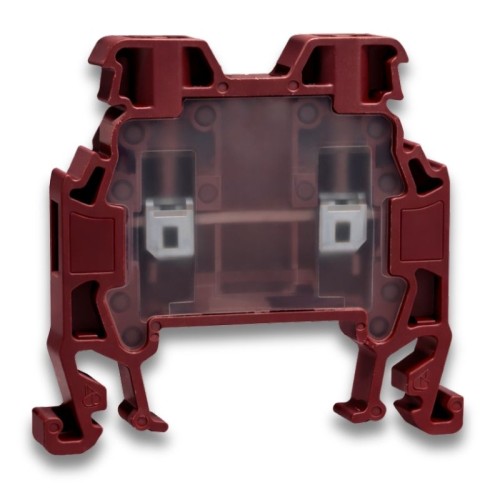 ONKA - Onka MRK 4mm² Vida Bağlantılı Ray klemens / Kırmızı