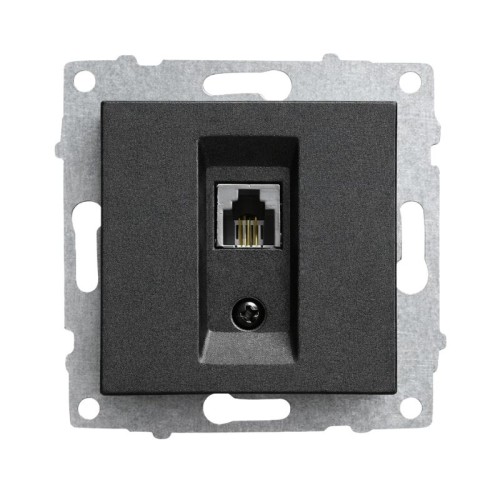 OVIVO - Ovivo Siyah Nümeris Telefon Prizi