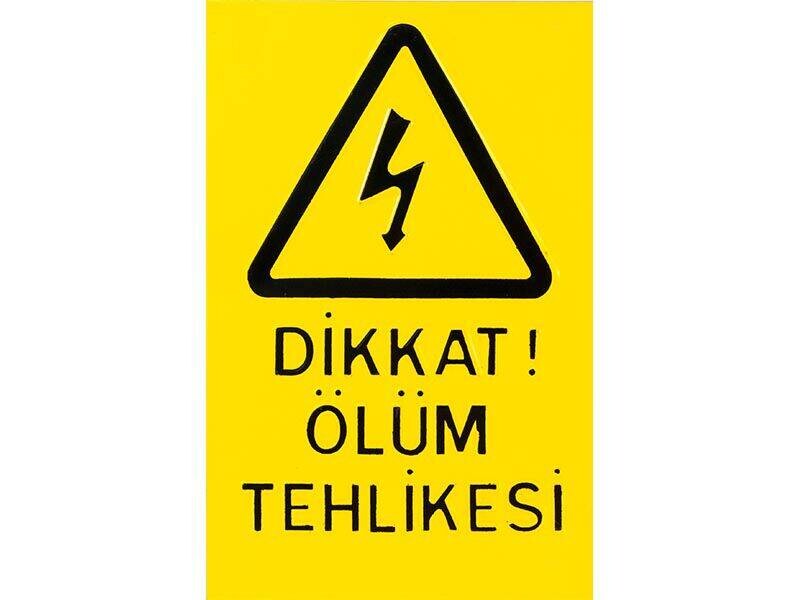 ZEYBEK - Ölüm Tehlike Levhası (Büyük) ZEYBEK - Ölüm Tehlike Levhası (Büyük)