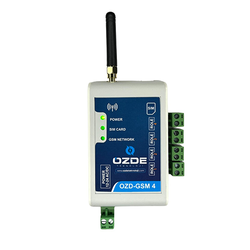 Özde Gsm 4 Uzaktan Kontrol Modülü ( 4 Röleli ) Özde Gsm 4 Uzaktan Kontrol Modülü ( 4 Röleli )