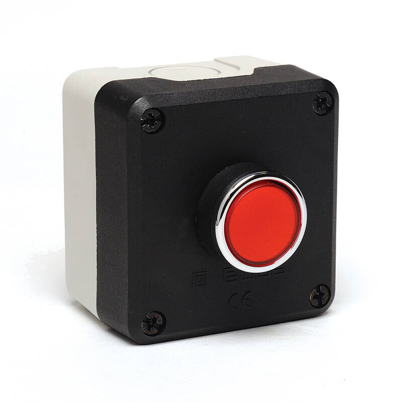 EMAS - Emas Plastik Kutu Tekli Stop Kumanda Kutusu