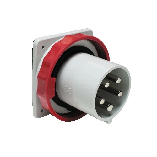 Schneider PratiKa Düz Makina Fişi - 4*63A - 3P + E - 380...415 V AC - IP67 Schneider PratiKa Düz Makina Fişi - 4*63A - 3P + E - 380...415 V AC - IP67