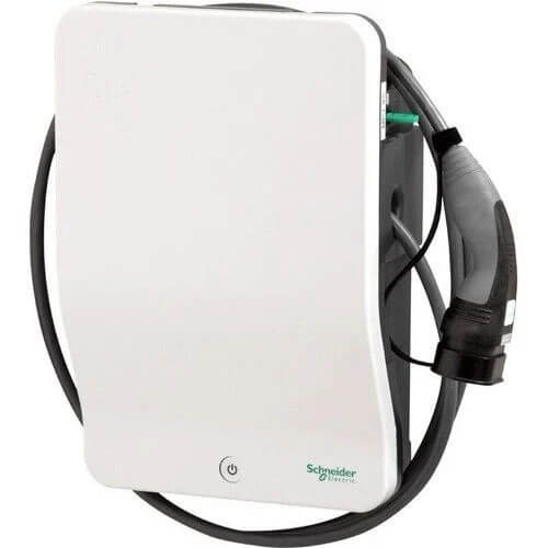 Schneider EVH2S22P0CK Evlink Wallbox 22kW T2 Bağlantılı Kablolu Araç Şarj İstasyonu