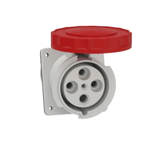 Schneider PratiKa Eğik Makina Prizi - 4*125 A - 3P + E - 380...415 V AC - IP67