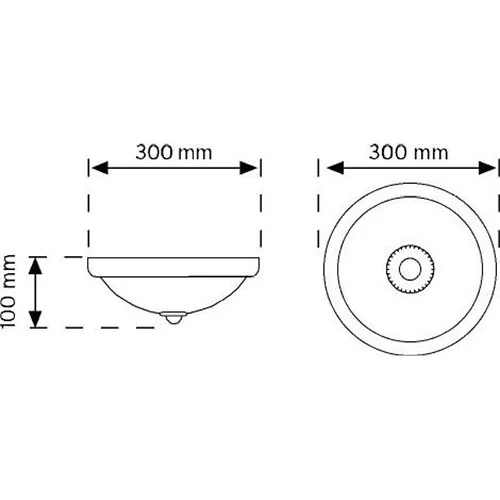 Nade Sensörlü Tavan Armatürü Nade Sensörlü Tavan Armatürü