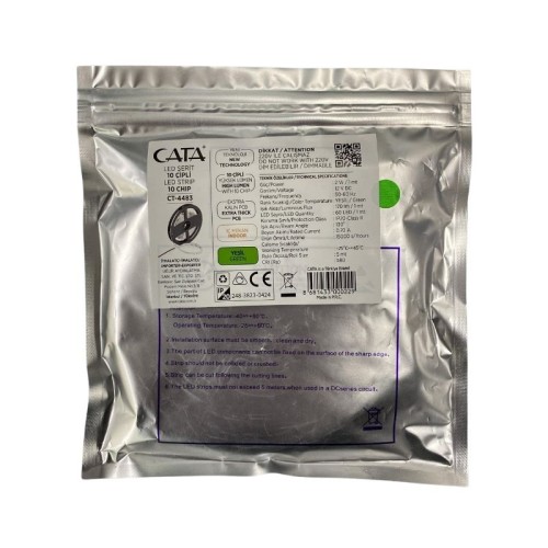 Silikonsuz 10 Çip Şerit Led - Yeşil Silikonsuz 10 Çip Şerit Led - Yeşil