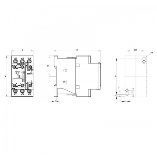 Siemens Sirius 16A Kontaktör 7,5KW Siemens Sirius 16A Kontaktör 7,5KW