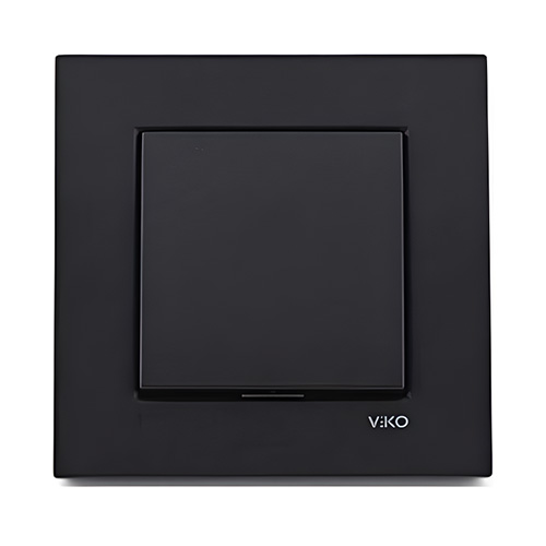 VIKO - Viko Novella Siyah Anahtar - Çerçevesiz  VIKO - Viko Novella Siyah Anahtar - Çerçevesiz